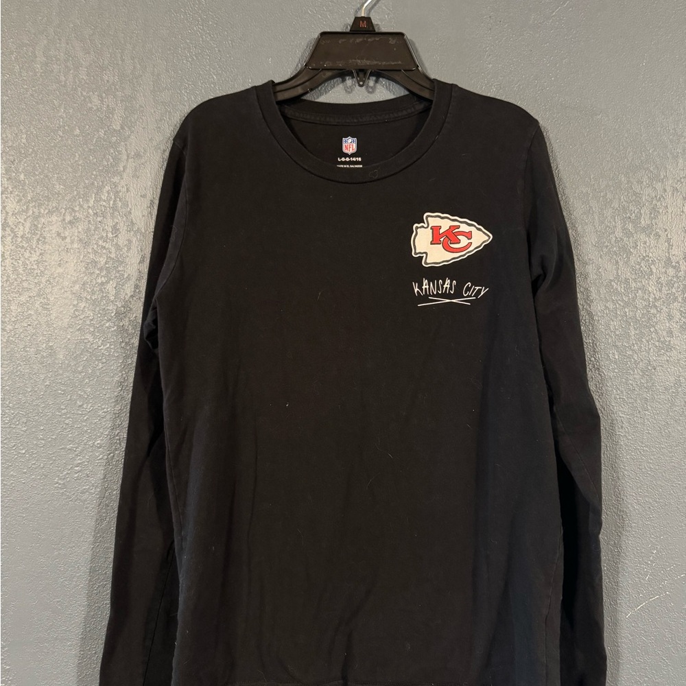 NFL Kansas City Chiefs Black Long Sleeve Tee